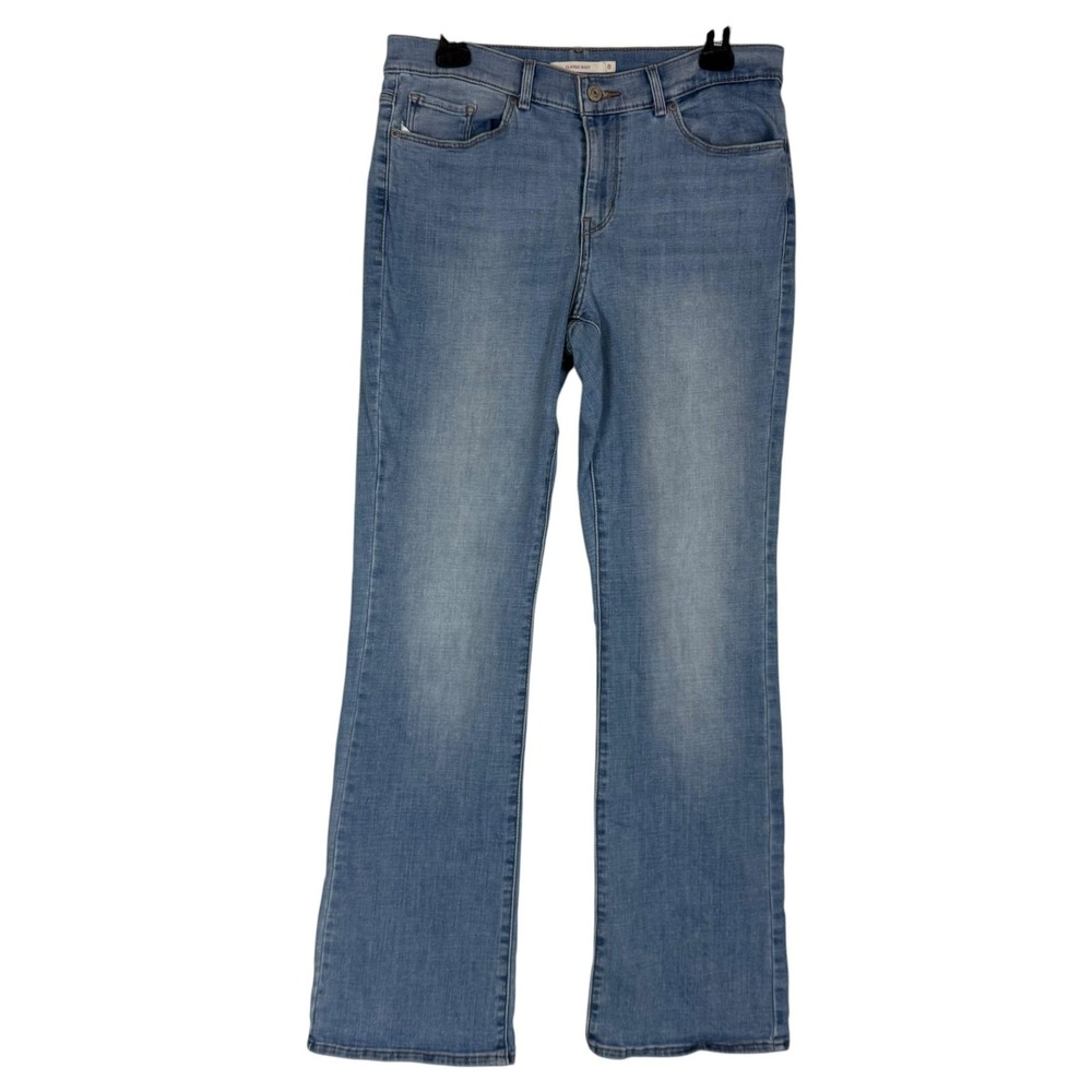 Levi's Classic Boot Jeans Womens 8 Blue Light Wash Mid Rise Bootcut Stretch